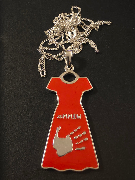 Voices of the Silenced – MMIW Silver Pendant