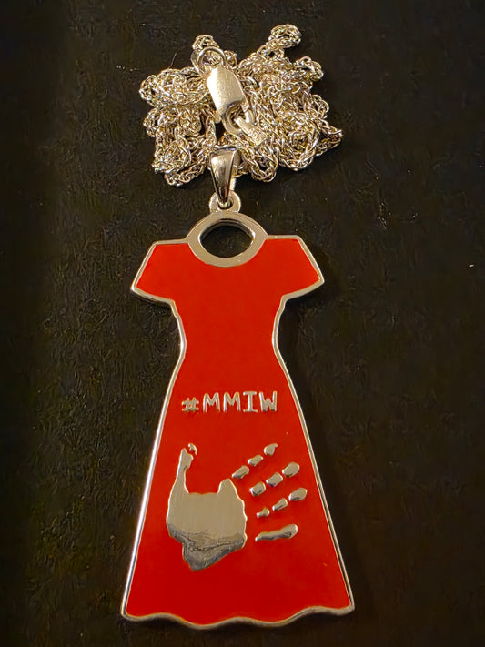 Voices of the Silenced – MMIW Silver Pendant