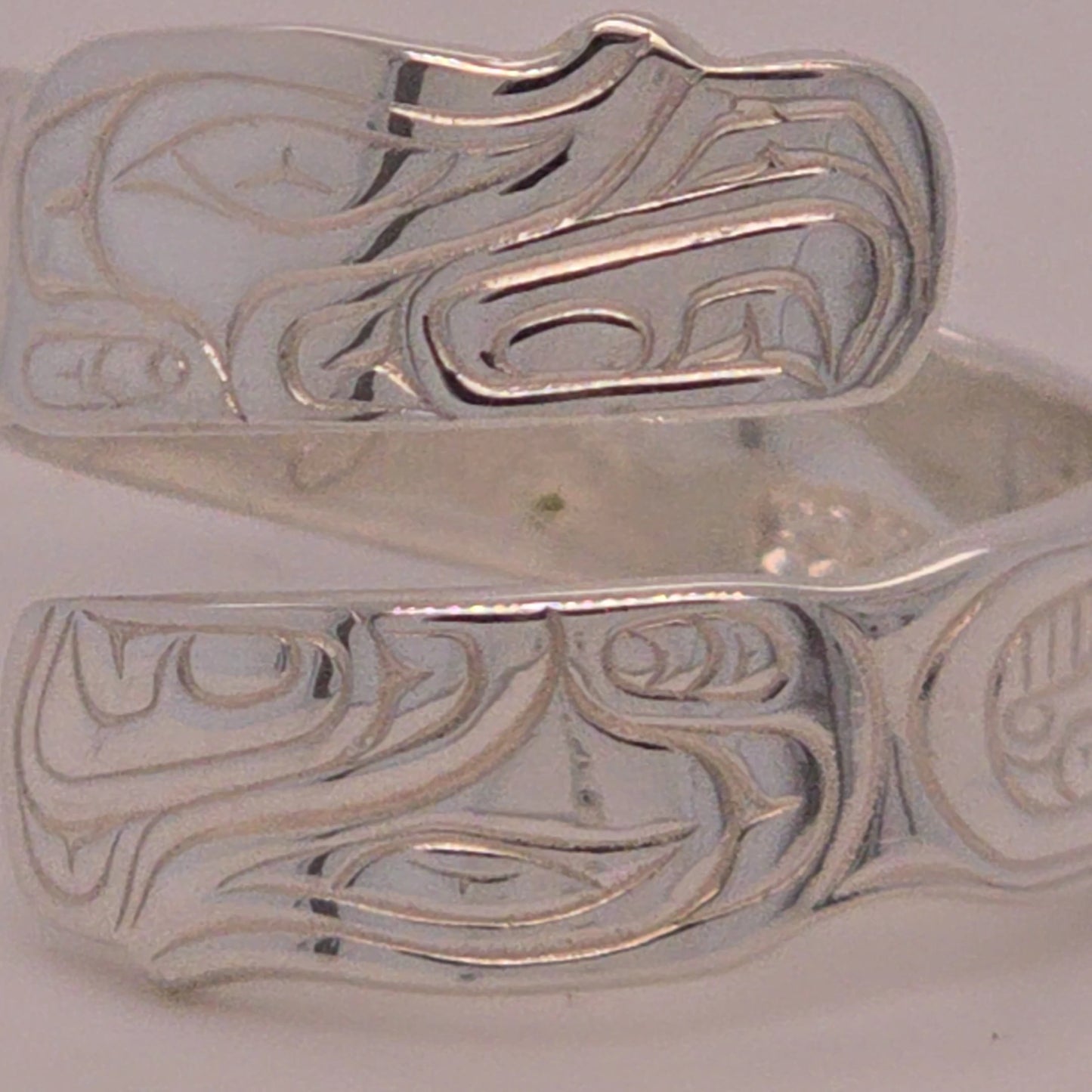 Double Eagle Silver Wrap Ring
