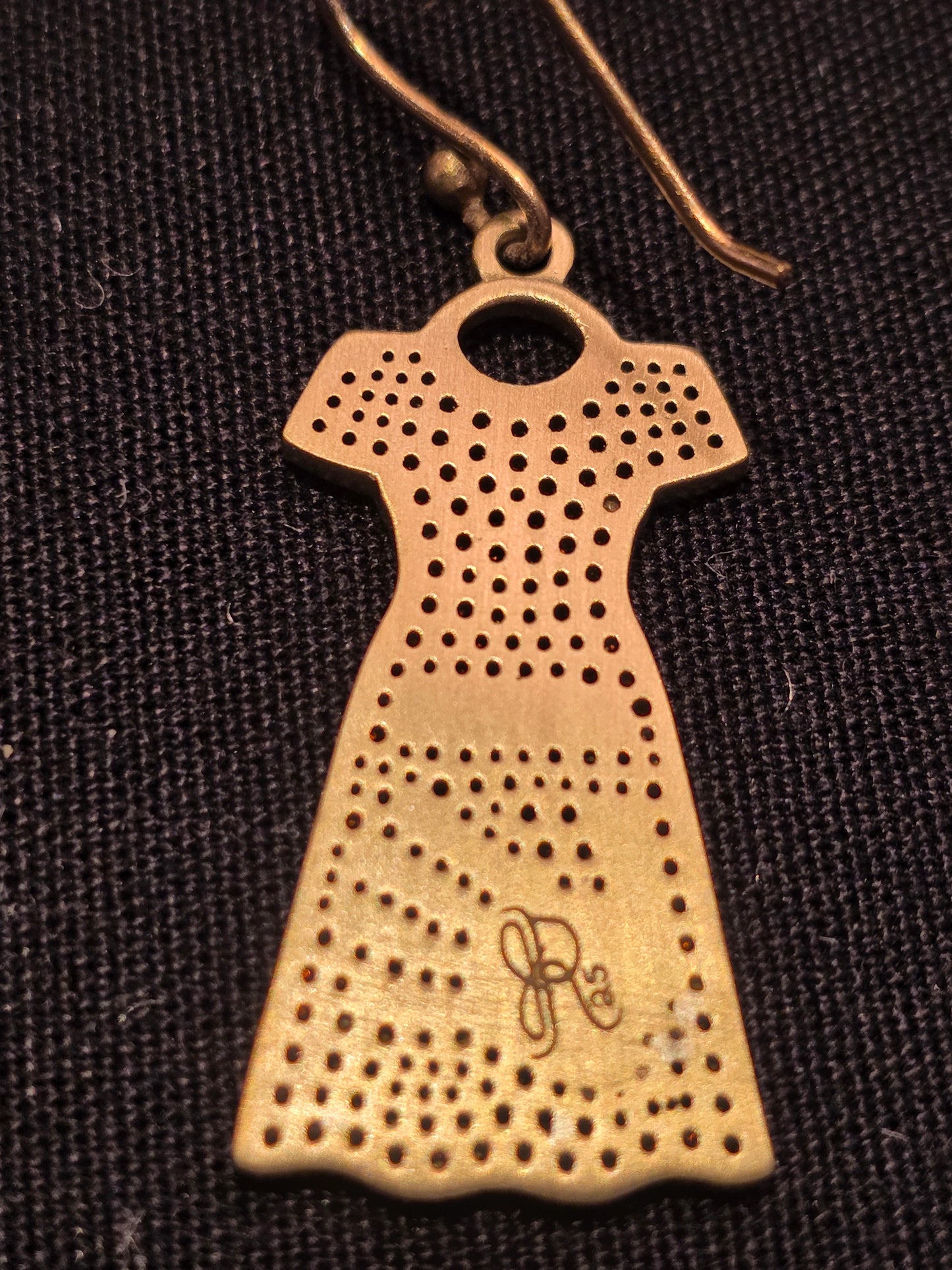 MMIW Dress Earrings With Faceted Stone