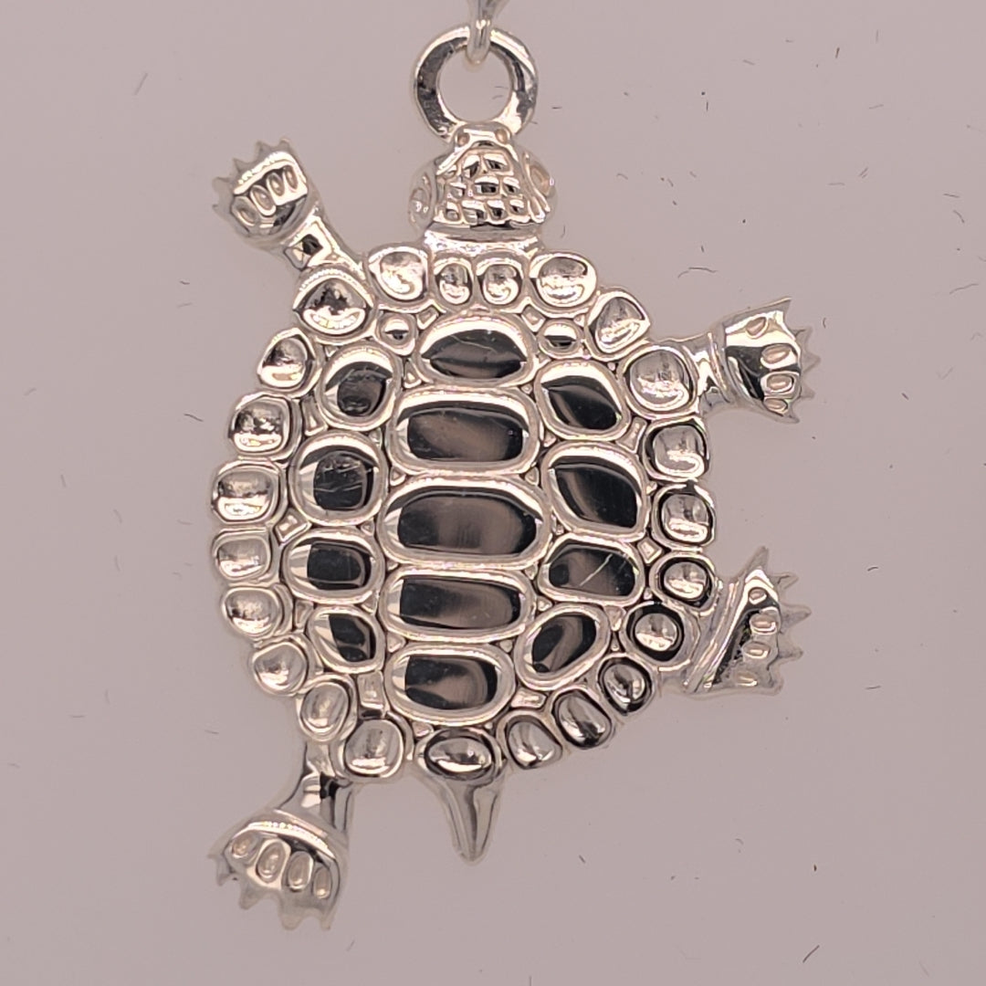 Large Turtle Teachings Pendant