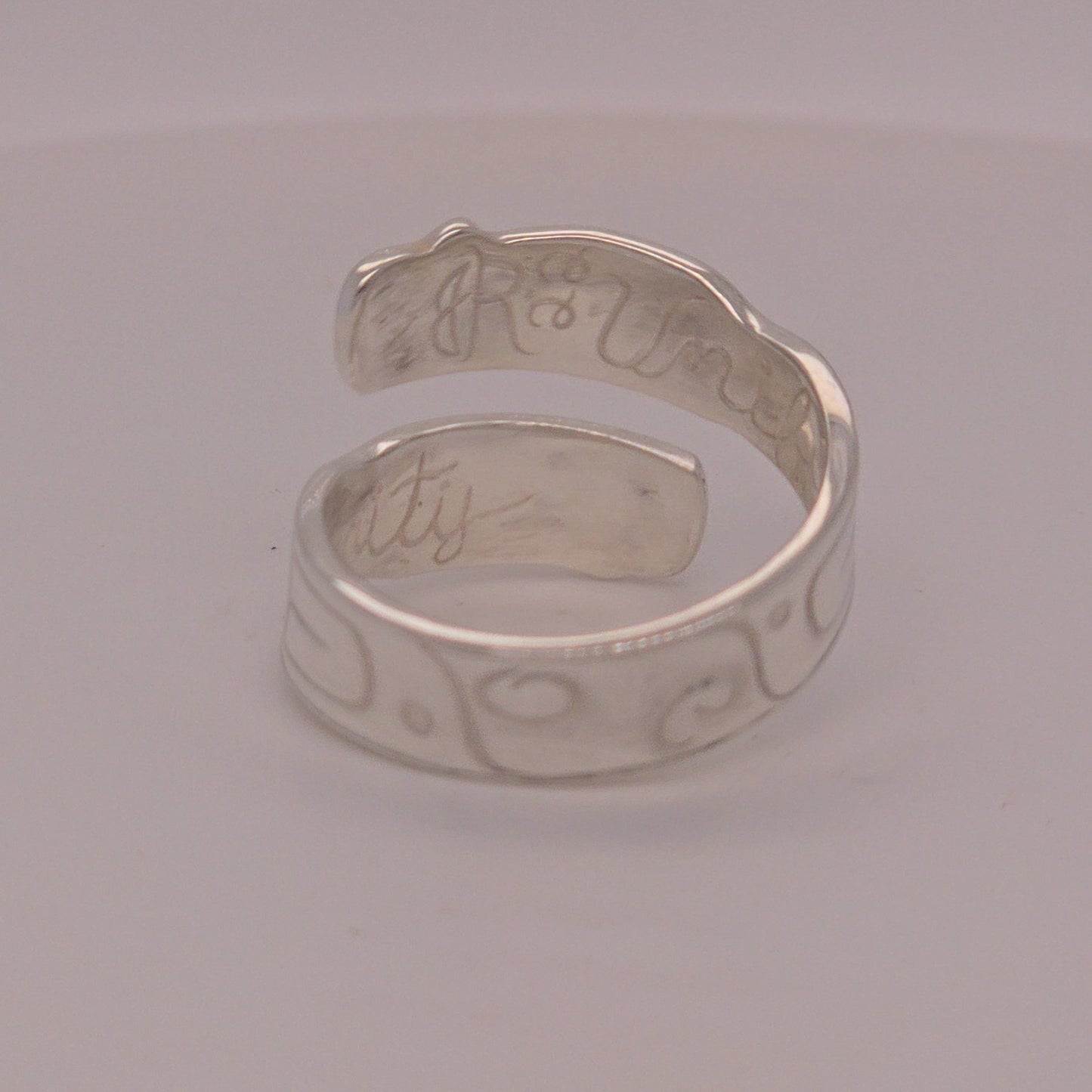 Double Eagle Silver Wrap Ring