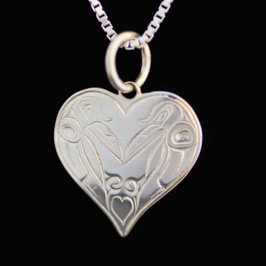 For Life Raven Heart Pendant