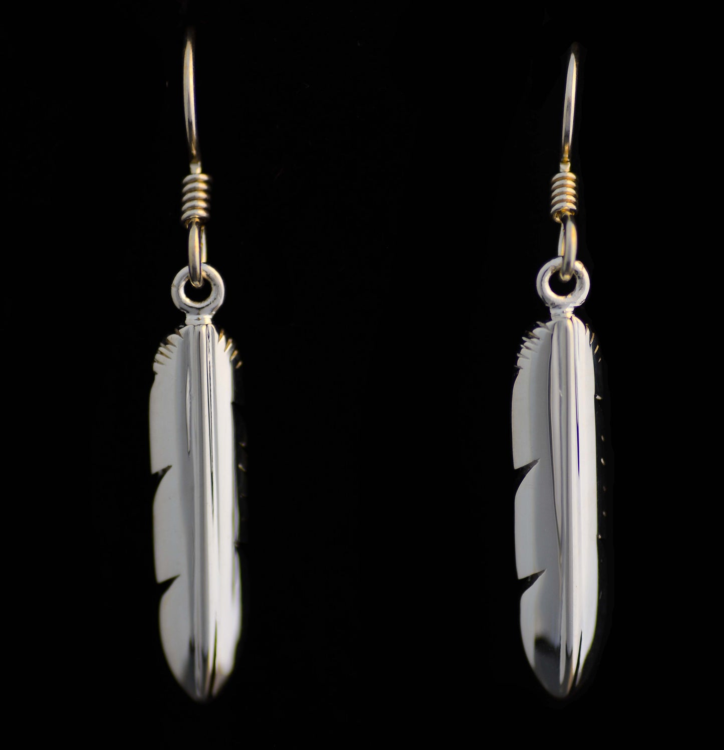 Small Eagle Feather Earrings