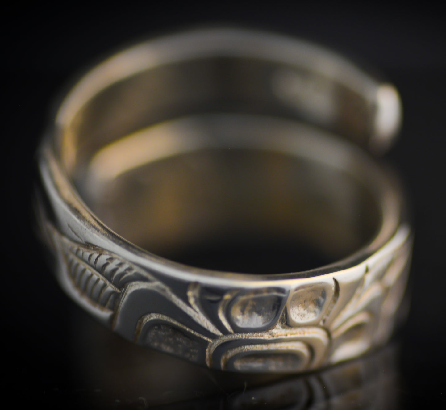 Flower Of The Thunderbirds Silver Wrap Ring