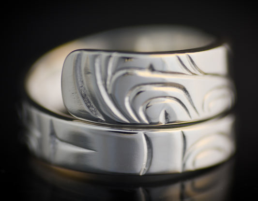 Eagle Human Wrap Ring