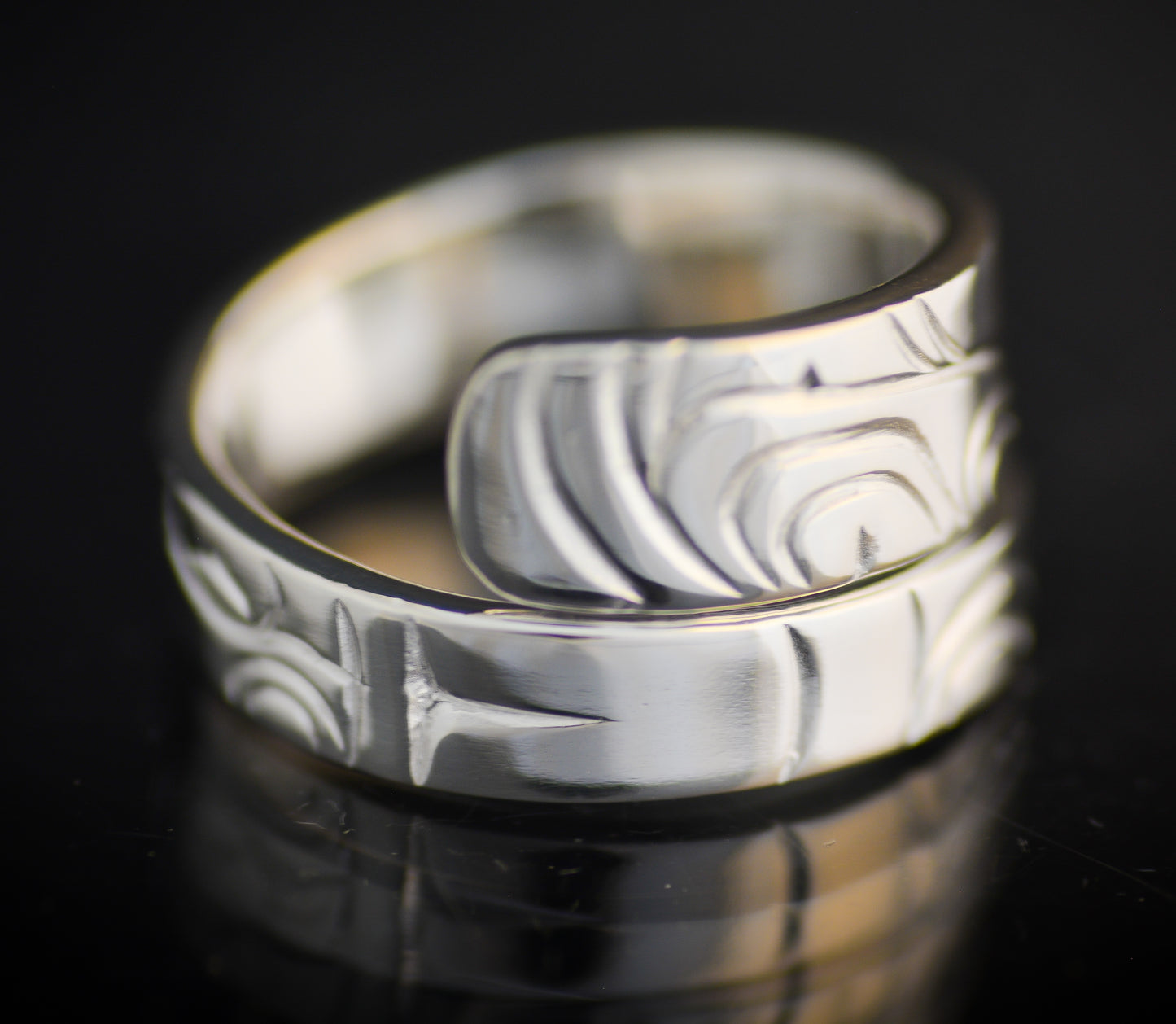 Eagle Human Wrap Ring