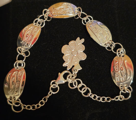 Bear Flower Bracelet
