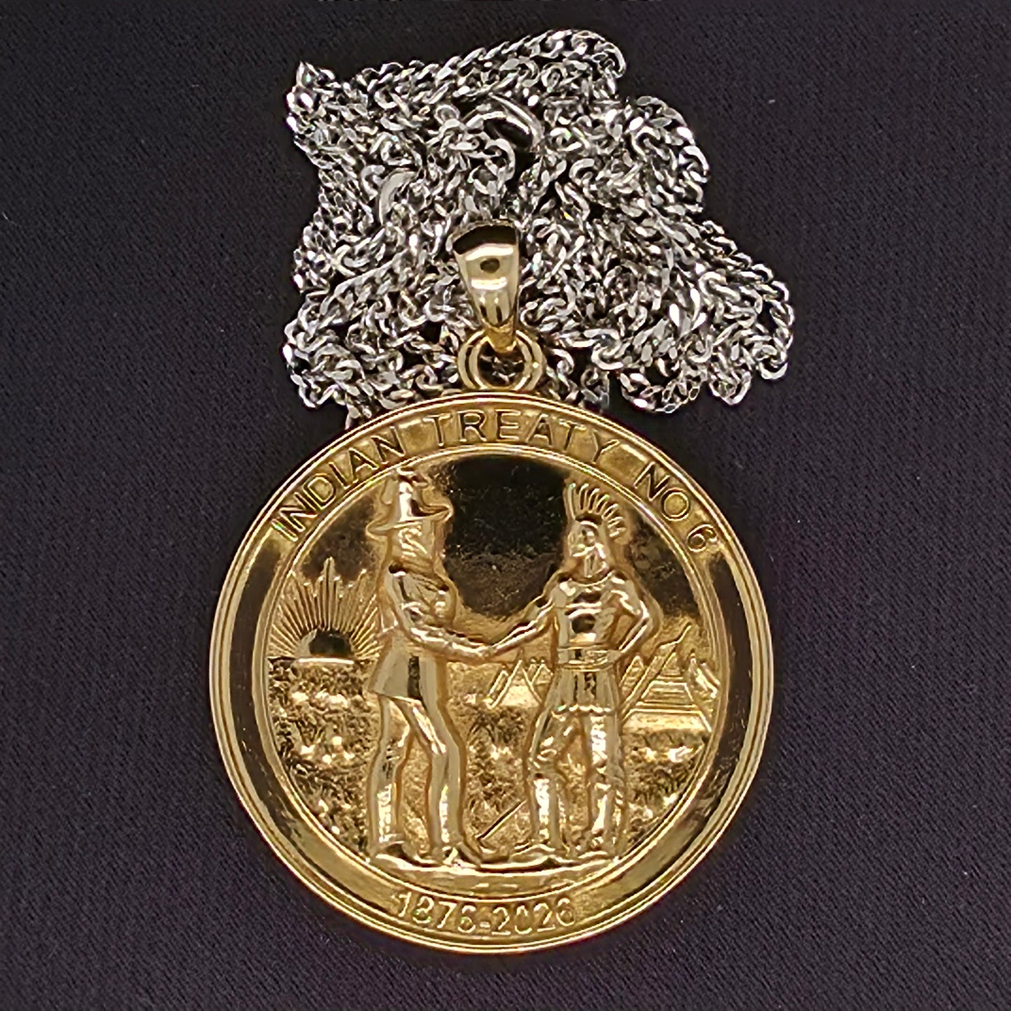 Treaty No. 6 – 150th Anniversary Commemorative Treaty Medal Pendant
