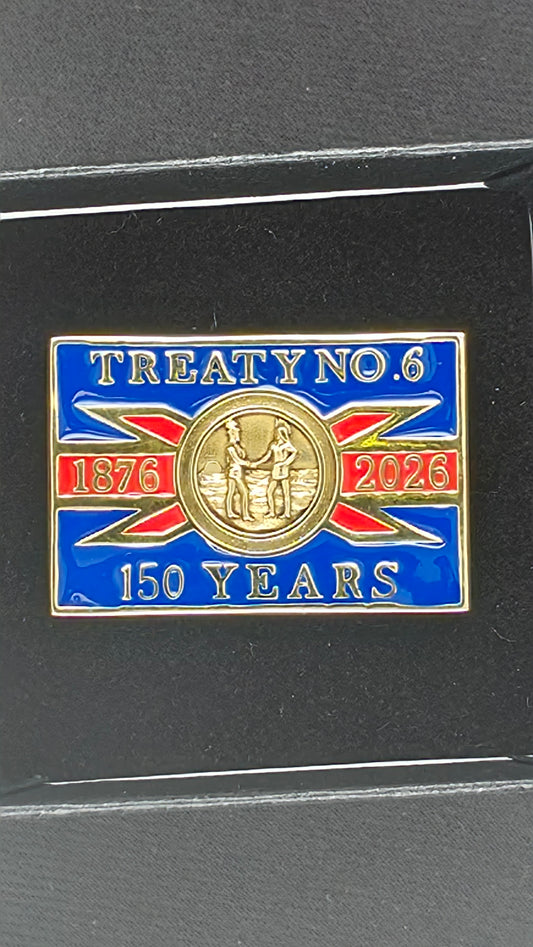 Treaty No. 6 – 150th Anniversary Commemorative Flag Pin