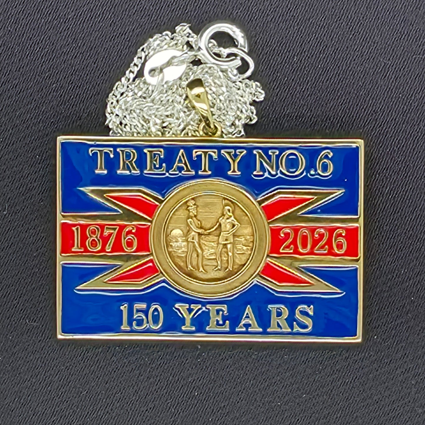 Treaty No. 6 – 150th Anniversary Commemorative Flag Pendant