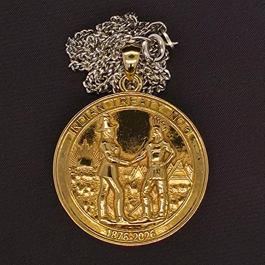 Treaty No. 6 – 150th Anniversary Commemorative Treaty Medal Pendant