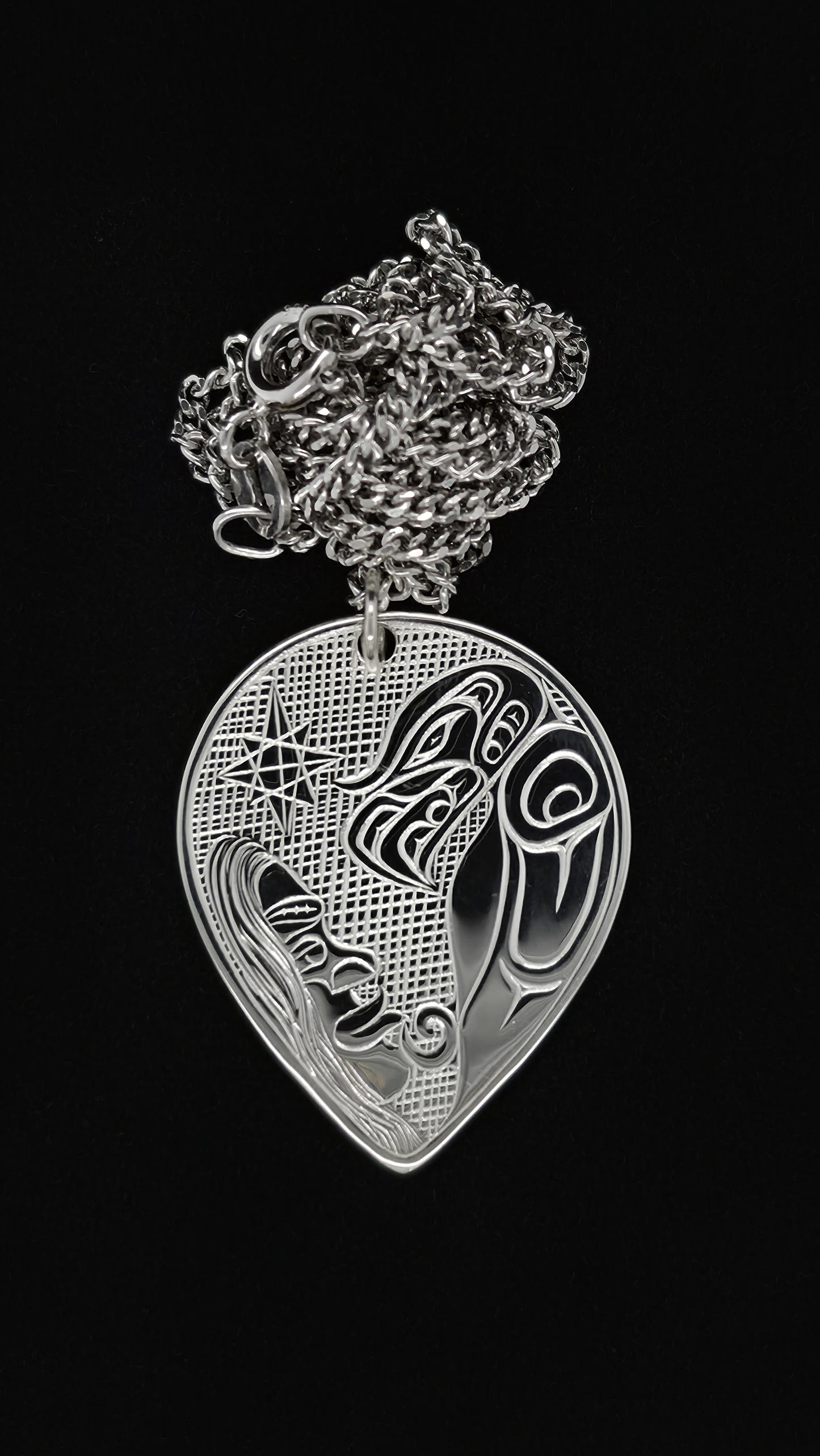 Eagle Music Silver Pendant