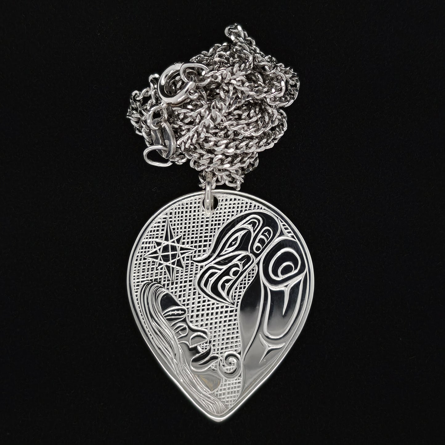 Eagle Music Silver Pendant