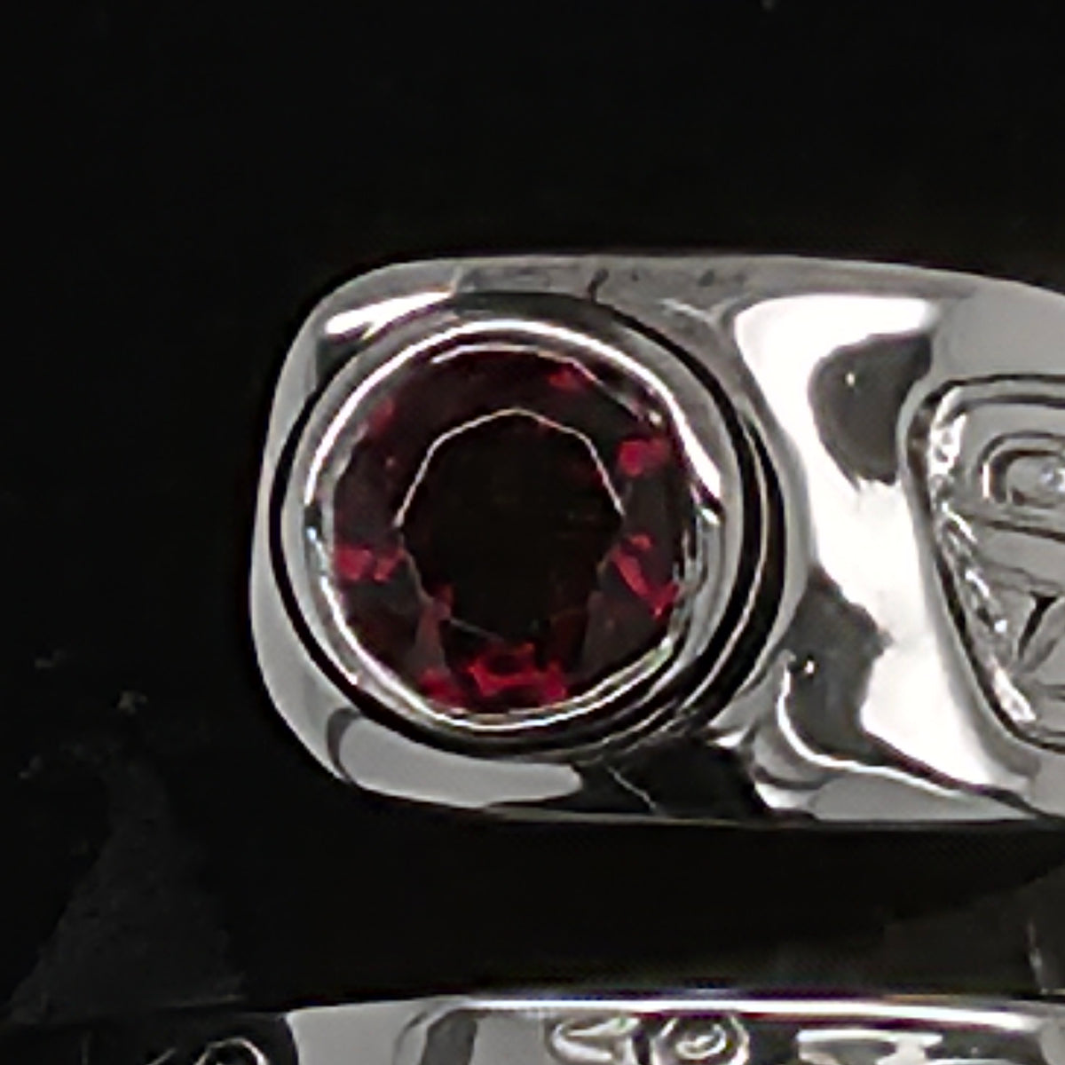 The Sea Wolf Family Adjustable Wrap Ring - Red