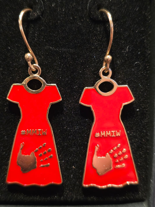 MMIW Enameled Dress Earrings
