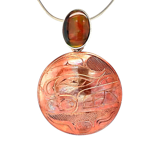 Copper Bear Medicine Pendant